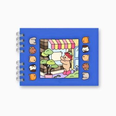 Imagem de Livro De Colorir Capa Dura - Azul - OUTRAS MARCAS