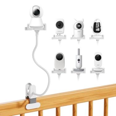 Imagem de Suporte universal para monitor de bebê GHB, suporte flexível para câmera de bebê, compatível com monitor HelloBaby, acessórios de bebê para Vtech/momcozy/Boifun/Babystar/Philips VideoMonitor, clipe