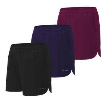 Imagem de Kit 3 Shorts de Corrida Dry Alpha Co-Masculino