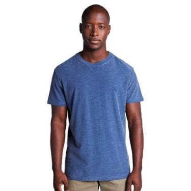 Imagem de Camiseta Reserva Masculina Flamê Stone Azul Marinho-Masculino