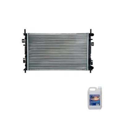 Imagem de Kit Radiador Ford Fiesta 2002 a 2010 com Ar Condicionado e Água Desmineralizada 5L