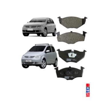 Imagem de Kit Pastilha Freio Dianteiro Fox 1.0 2003> Polo 1996> + CAR80 Anti Chio 300ml