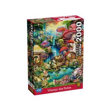 Imagem de Quebra-cabeça 2000 peças Vilarejo das Fadas