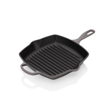 Imagem de Grelha Quadrada Signature 26 cm Cinza Flint Ply Le Creuset