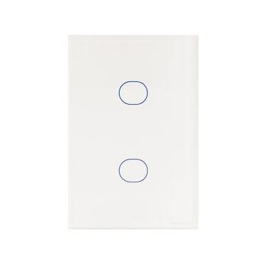 Imagem de Interruptor Touch Wi-Fi Smart Tramontina Branco com 2 Canais