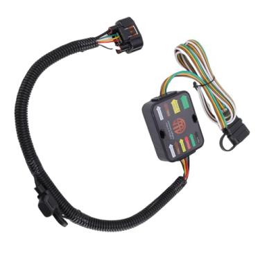 Imagem de Zerodis Kit de Chicote Elétrico de Reboque de 4 Pinos Cabo de Fiação para Palisade Cruz Tucson Telluride Fácil Instalação para Luzes de Trailer Kit de Chicote Elétrico de Reboque de 4 Pinos Durável