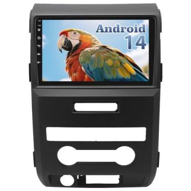 Imagem de Estéreo automotivo adequado para Ford F150 F-150 2009-2014 tela sensível ao toque 9 polegadas sem fio Carplay Android Auto Android 13, receptor de rádio de carro duplo Din FM, WiFi, GPS, SWC, câmera