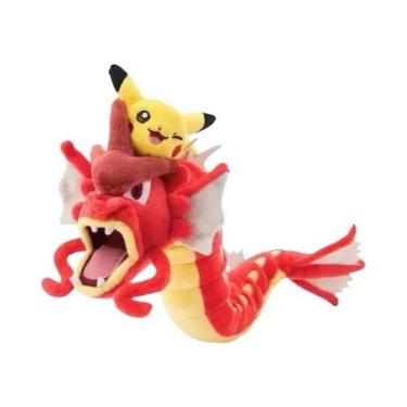 Imagem de Boneco De Pelúcia Pokémon Para Crianças, Pikachu Dormindo, Gyarados, L