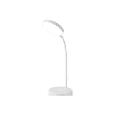 Imagem de Luminária de Mesa Bivolt, 14x33 cm, Metal e Plástico, Base 14,5 cm, Flexível, Compatível com LED, Preto e Branco Sortido