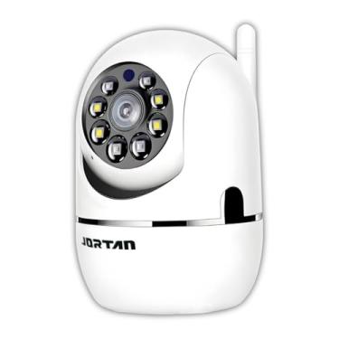 Imagem de ANJ.GG Câmera IP Interna/Externa, Estilo Domo, HD 720p/1080p, Detecção de Movimento, Monitoramento Segurança/Bebê/Pet, A10-branco, Wi-Fi/Com fio, Áudio 2 Vias, AC/DC, Wi-Fi