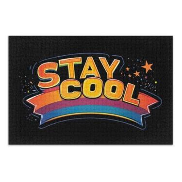 Imagem de Quebra-cabeça vintage preto legal, para adultos, 500 peças, com letras na parte de trás, quebra-cabeças para adultos