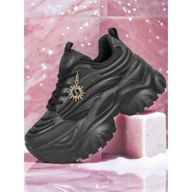 Imagem de Sandálias De Plataforma Brancas Puras Para Mulheres, Calçados De Corri