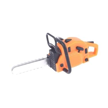 Imagem de Luwecf Cortador de Grama em Escala 1/12, Acessórios DIY, Miniatura de Ferramenta de Paisagismo para Exibição em Vitrines, Artesanato, Presente, Motosserra Laranja