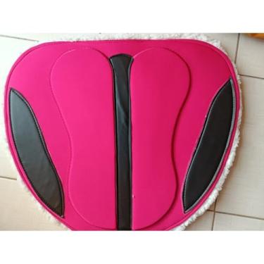 Imagem de Manta Forro para Cavalo - Proteção Lombar e Sela, Ideal para Vaquejada e Atividades Equinas (rosa)