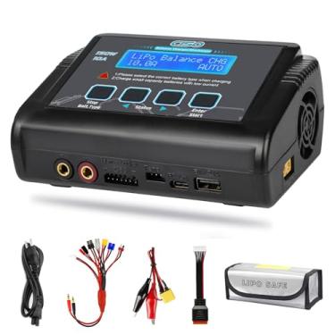 Imagem de Carregador de bateria LiPo, 150W 10A RC Balance rápido carregador de bateria para baterias inteligentes 1S-6S LiPo/Li-ion/Life/LiHV 1-15S NiMH/NiCD PB Smart Batteries RC Car Drone