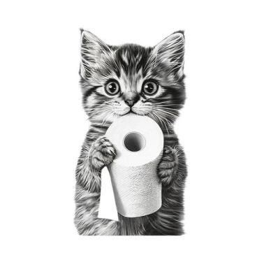 Imagem de Pôster De Lona Moderno Para Decoração De Sala De Estar: Animais Engraç