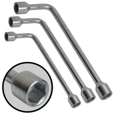 Imagem de Jogo 3 Chaves Biela 8-13mm Sextavada L Aço Guepar