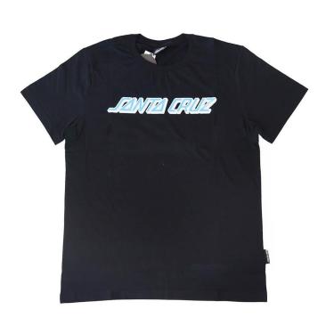 Imagem de Camiseta Santa Cruz Classic Strip - Preto-Masculino