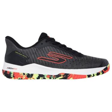 Imagem de Tênis Skechers Viper Court Pro 2.0 Preto e Vermelho Masculino-Masculino