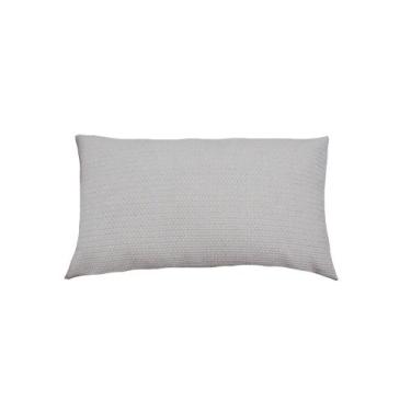 Imagem de Capa Almofada Retangular 30 x 50 Tecido Tramado Cor Cru - Nallu Decor