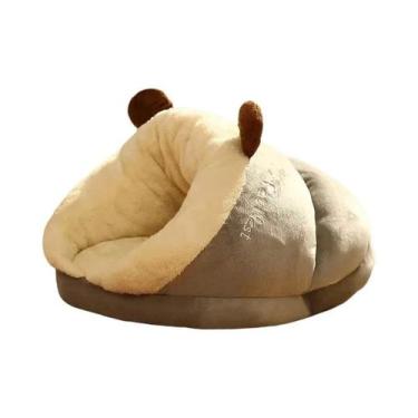 Imagem de Cama Quente E Respirável Para Cães No Inverno, Em Formato De Pantufa, 