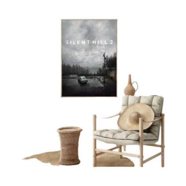 Imagem de Silent Hill 2 Jogo Filme Pegajoso Cartazes Vintage Room Bar Café Decor