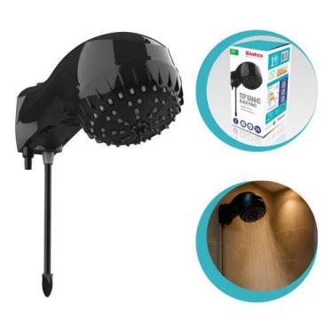 Imagem de Ducha Elétrica Sintex Top Banho 4 Temperaturas 127V 5500W Black Piano 