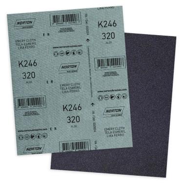 Imagem de Folha De Lixa Ferro/pano Grão 320 Norton K246