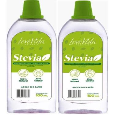 Imagem de Kit 2x Adoçante Stevia 100ml 100% Natural Não Amarga - ABSOLUT NUTRITI