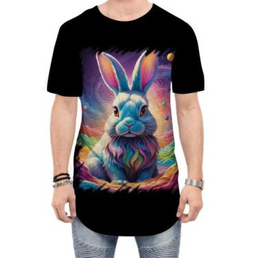 Imagem de Camiseta Longline Páscoa Coelhinho Ondas Magnéticas 3 - Kasubeck Store