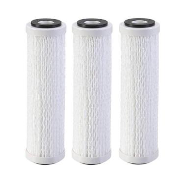 Imagem de Kit 3 Refil Para Filtro Agua 9 3/4 Plissado Lavavel R30 Pl10 Bbi Penta