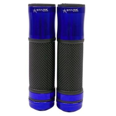 Imagem de Manopla Luva Punho Stark Race Apolo Universal Motocicleta, Azul