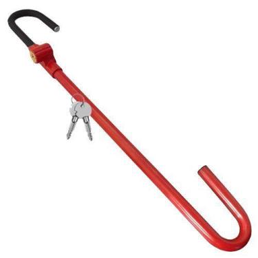 Imagem de Trava de Pedal Com Volante Anti Furto Universal Cinoy YN-TV002 Vermelh