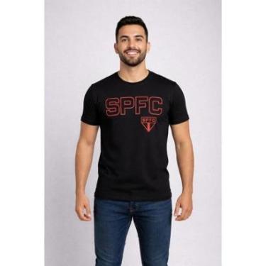Imagem de Camisa Camiseta São Paulo FC SPFC Oficial Masculina Algodão Confortável Casual Torcedor...