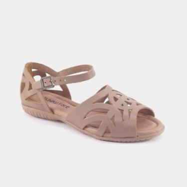 Imagem de Sandalia Feminino New Face 31412 31413 Couro New Vegetal-Feminino