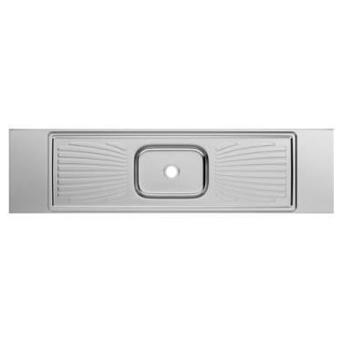 Imagem de Pia para Cozinha Monobloco Inox Cuba Simples 200x53cm Forminox