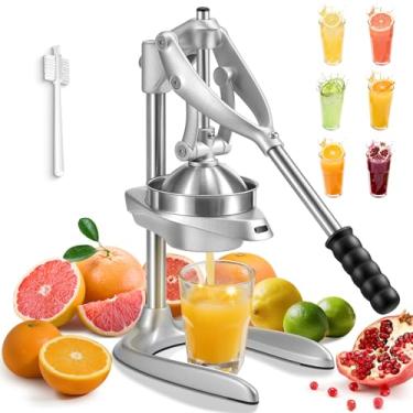 Imagem de Espremedor manual Sopito Espremedor de laranja sem esforço de segurança profissional de aço inoxidável espremedor manual para frutas cítricas limão limão toranja, fácil de limpar com Brusher