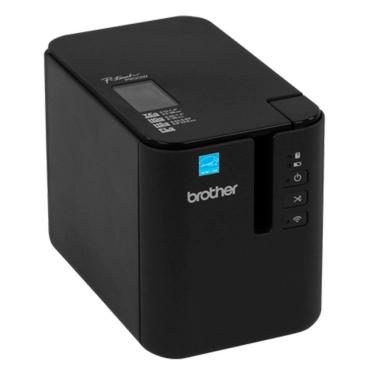 Imagem de Rotulador Eletrônico de Mesa PTP950NW com Wireless Rede e Usb Preto Brother para Impressão de Etiquetas