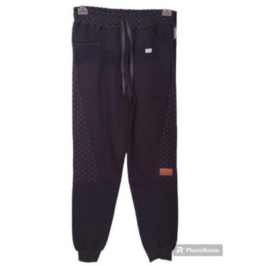 Imagem de Calça Moletom Infantil Masculina - Dk2, Preto, TAM 12