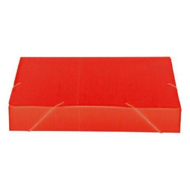 Imagem de Pasta Polionda 55mm Pacote Com 10 Unidades Polibras - Vermelha - 204/0