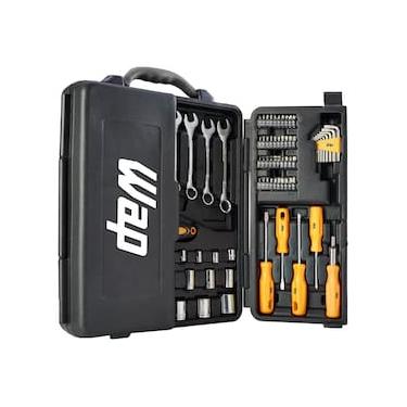 Imagem de Kit de Ferramentas WAP WF M110 110 Peças Aço Cromo-Vanádio Maleta Organizadora