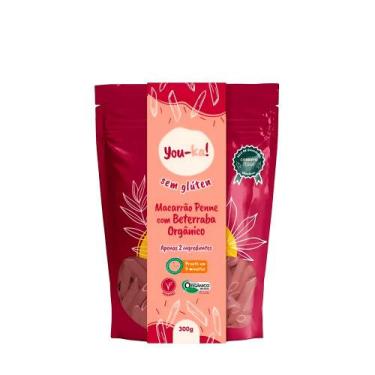 Imagem de Macarrão Penne com Beterraba Orgânico You-Ka! - 300g