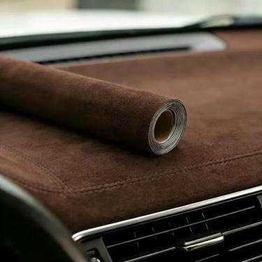 Imagem de Filme Adesivo Para Interior De Carro Em material sintético Microfibra 
