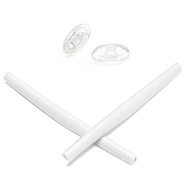 Imagem de Mryok Kits de substituição para fones de ouvido para óculos de sol Oakley Square Whisker – Opt, Branco, One Size
