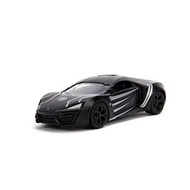 Imagem de Lykan Hypersport "Black Panther" Theme "Marvel" Series 1/32 Diecast Model Car by Jada