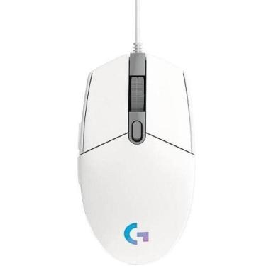 Imagem de Mouse Gamer G203 Lightsync Branco  Logitech G