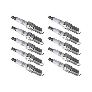 Imagem de NGK G Power Platinum Spark Plug TR55GP (pacote com 10) para Ford F-250 Super Duty Harley Davidson Edition 2004-2004 6.8L/415