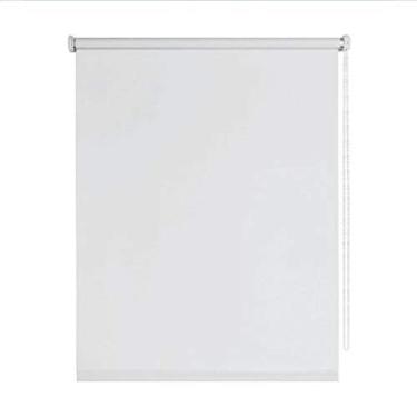 Imagem de Persiana Rolo Blackout Branca 140 (L) x 220 (A) cm 100% Escuro Cortina Roller Blecaute 1,40 X 2,20 m