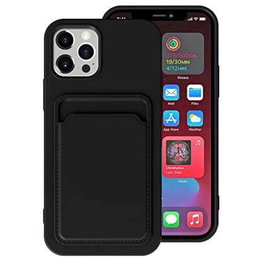 Imagem de Para iPhone 11 13 12 Pro Max Case Original Card Bag Case Para iPhone 14 Pro XS X XR 7 8 Plus Capa de Silicone Macio, T6, Para iPhone XS Max