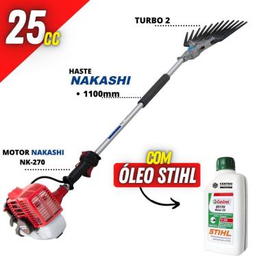Imagem de Braço Mecânico de Derriçar Café Nakashi Com Motor NK-270 Á Gasolina 2 Tempos 25cc e Kit...